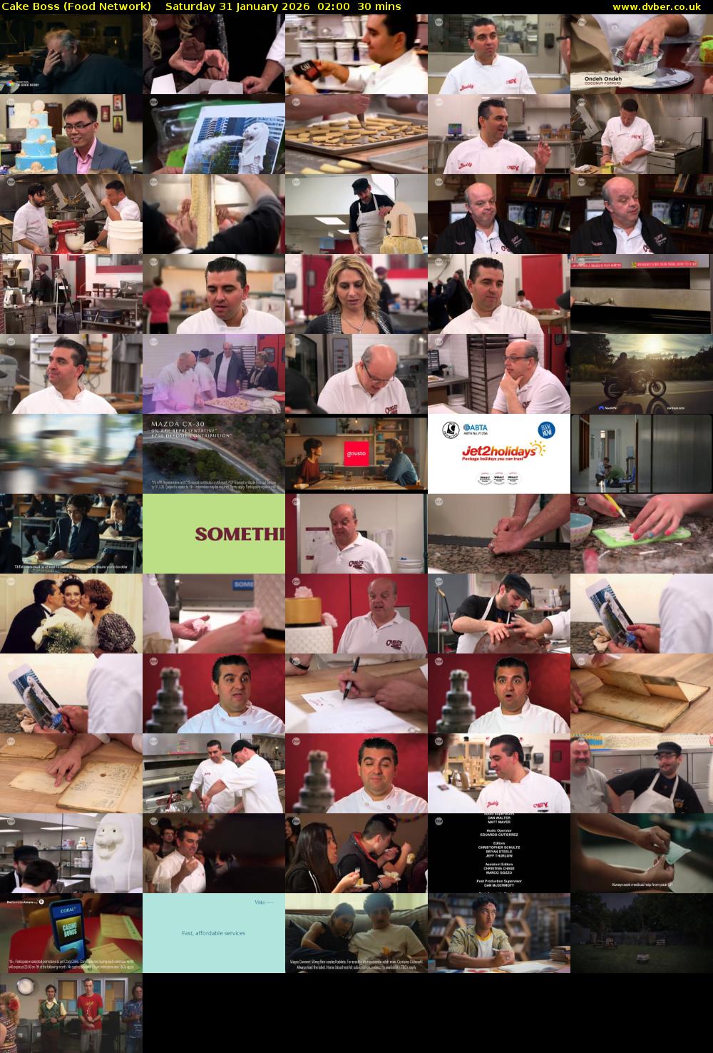 Cake Boss (Food Network) Saturday 31 January 2026 02:00 - 02:30