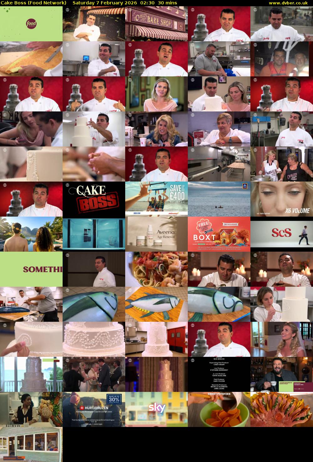 Cake Boss (Food Network) Saturday 7 February 2026 02:30 - 03:00