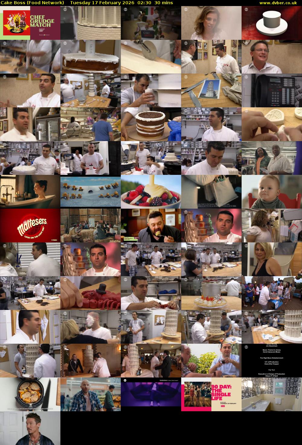 Cake Boss (Food Network) Tuesday 17 February 2026 02:30 - 03:00