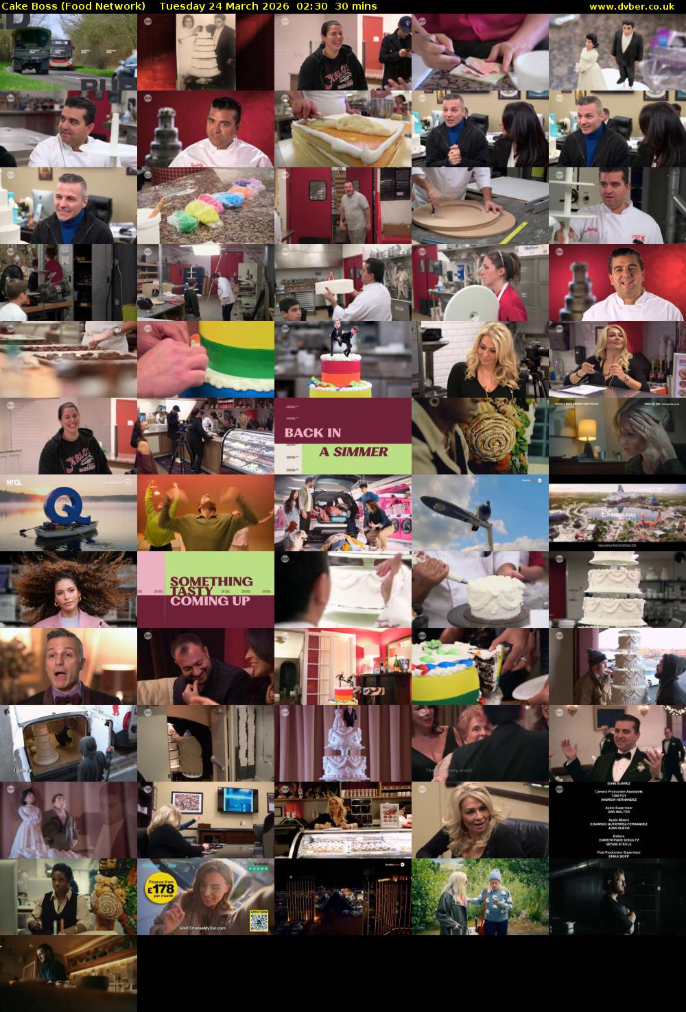 Cake Boss (Food Network) Tuesday 24 March 2026 02:30 - 03:00