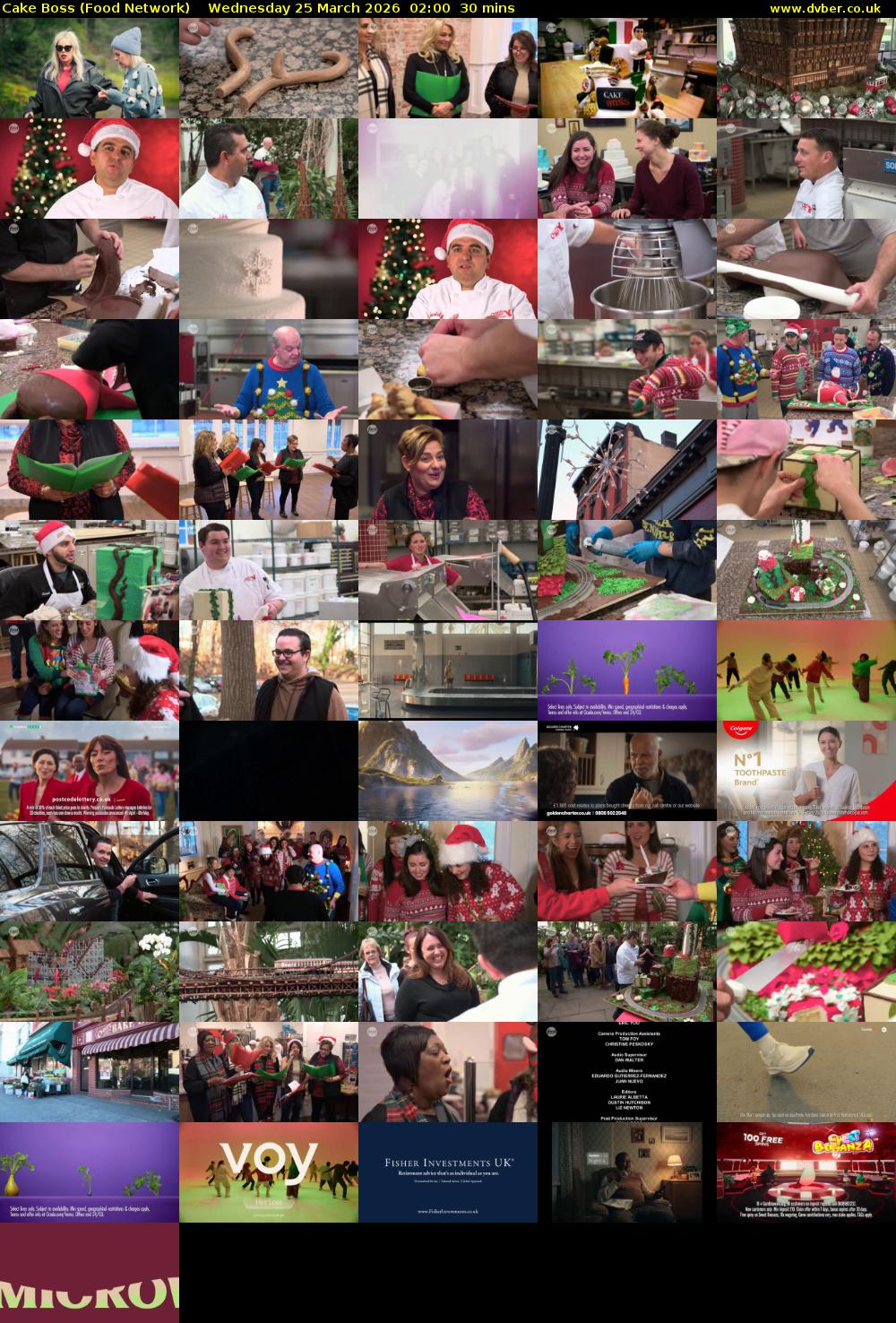 Cake Boss (Food Network) Wednesday 25 March 2026 02:00 - 02:30