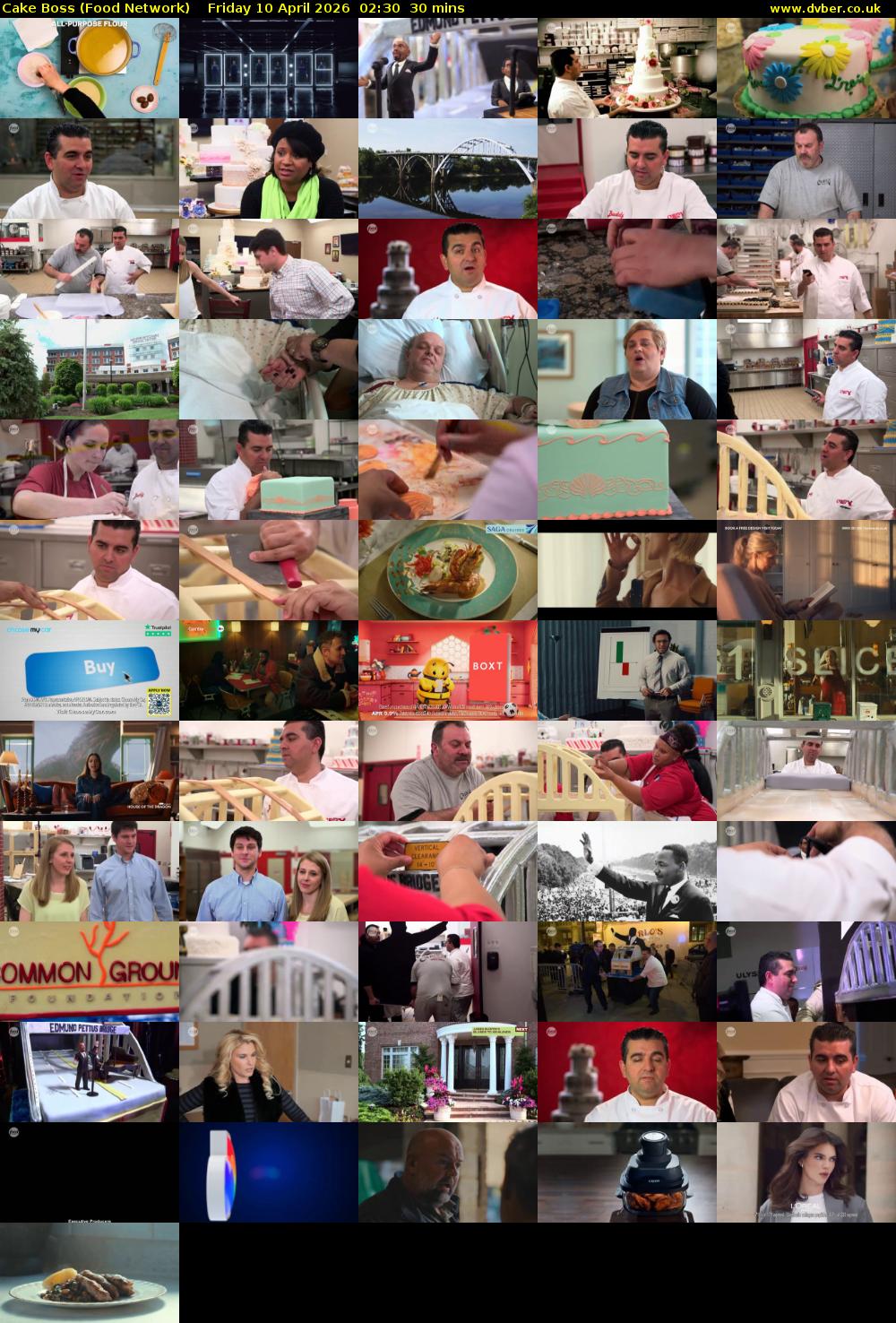 Cake Boss (Food Network) Friday 10 April 2026 02:30 - 03:00