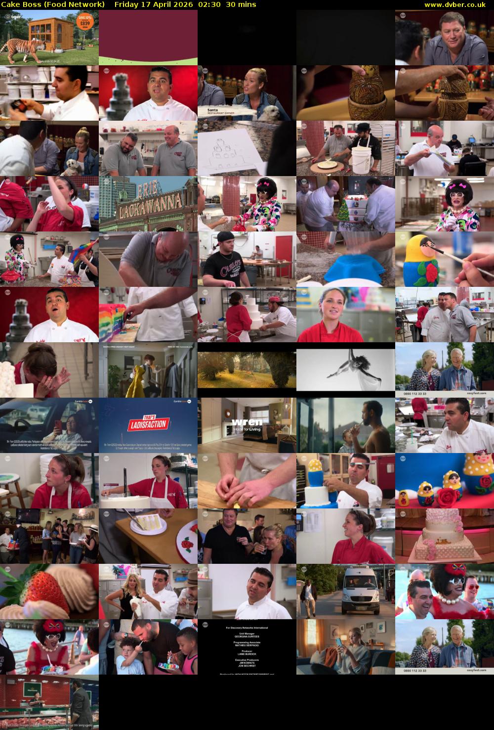 Cake Boss (Food Network) Friday 17 April 2026 02:30 - 03:00