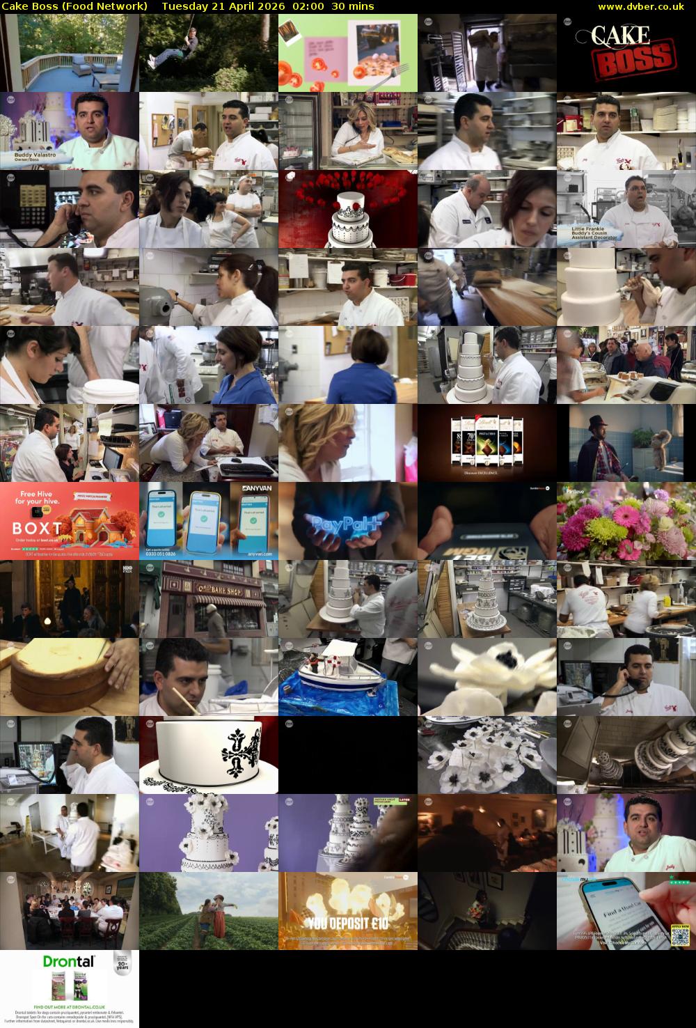 Cake Boss (Food Network) Tuesday 21 April 2026 02:00 - 02:30