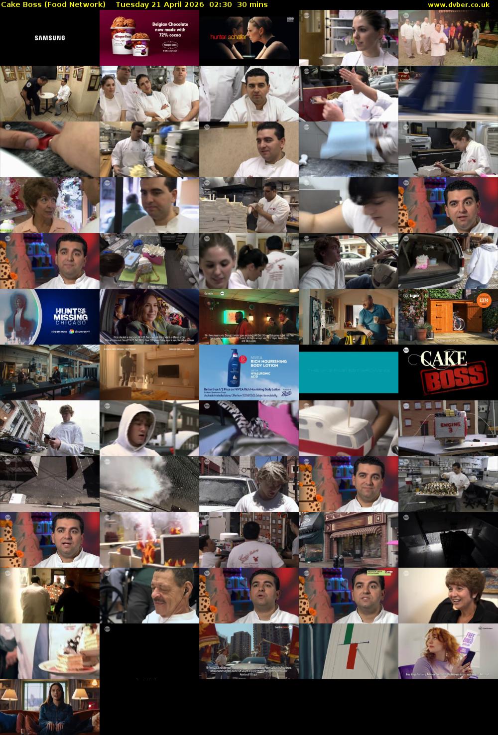 Cake Boss (Food Network) Tuesday 21 April 2026 02:30 - 03:00