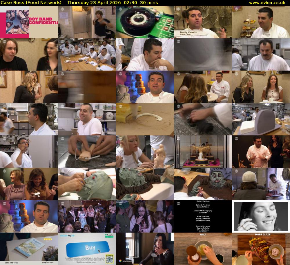 Cake Boss (Food Network) Thursday 23 April 2026 02:30 - 03:00
