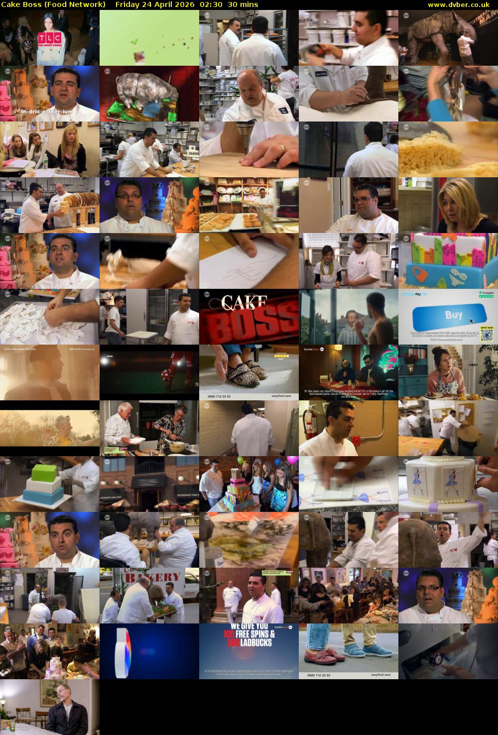 Cake Boss (Food Network) Friday 24 April 2026 02:30 - 03:00