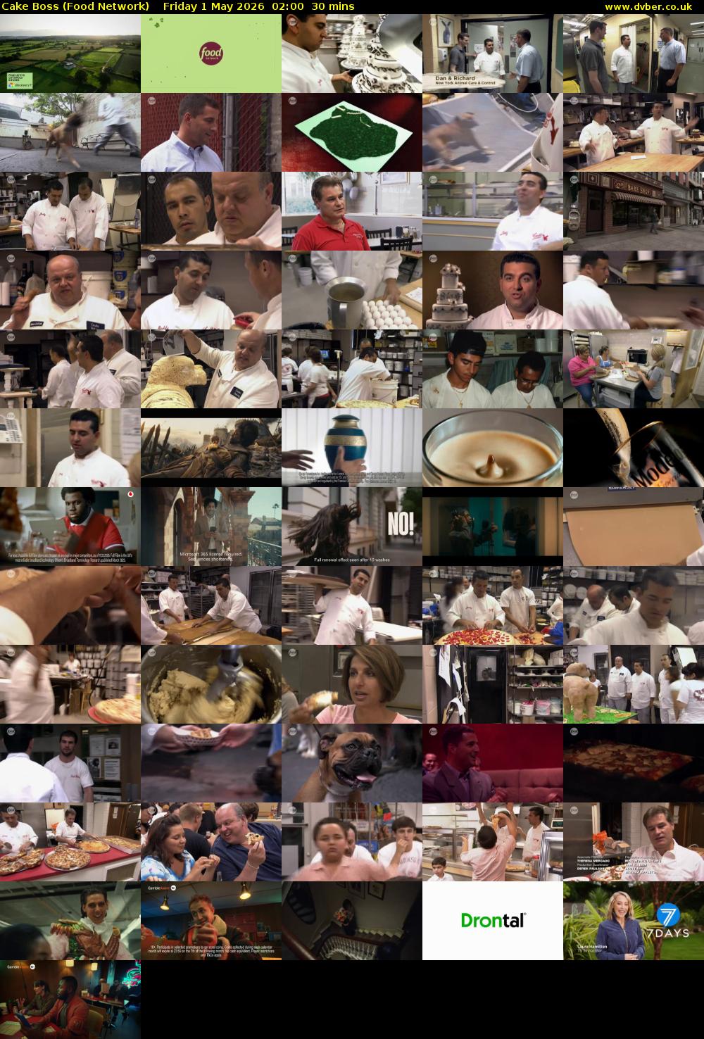 Cake Boss (Food Network) Friday 1 May 2026 02:00 - 02:30