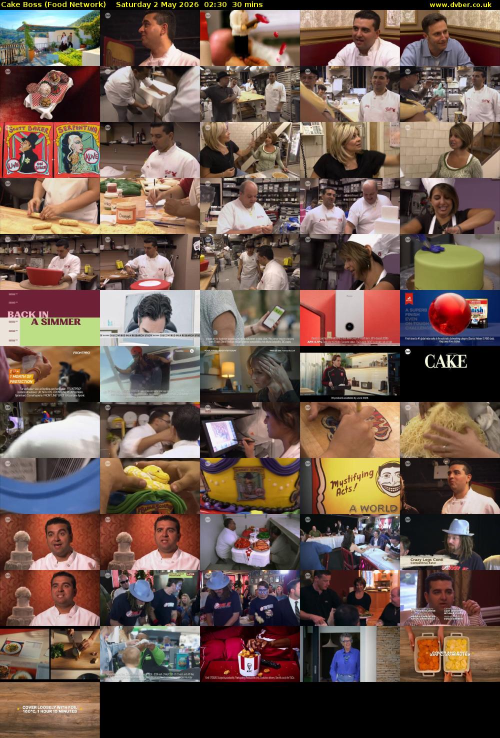 Cake Boss (Food Network) Saturday 2 May 2026 02:30 - 03:00