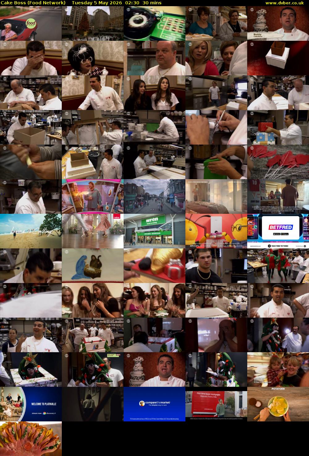 Cake Boss (Food Network) Tuesday 5 May 2026 02:30 - 03:00