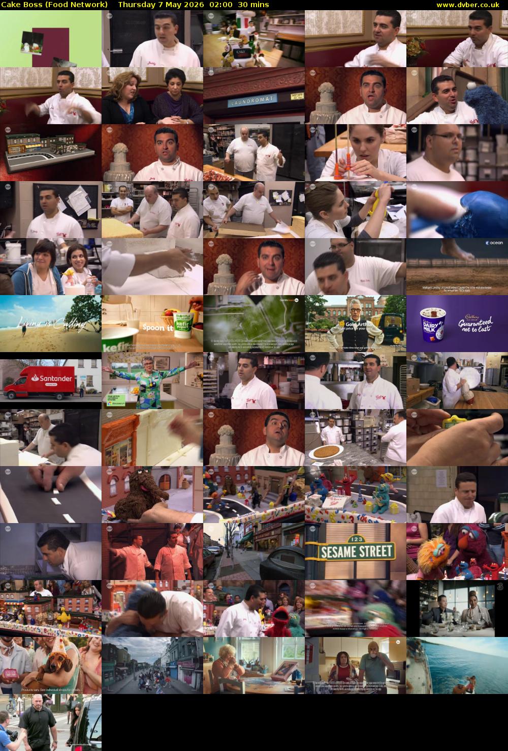 Cake Boss (Food Network) Thursday 7 May 2026 02:00 - 02:30