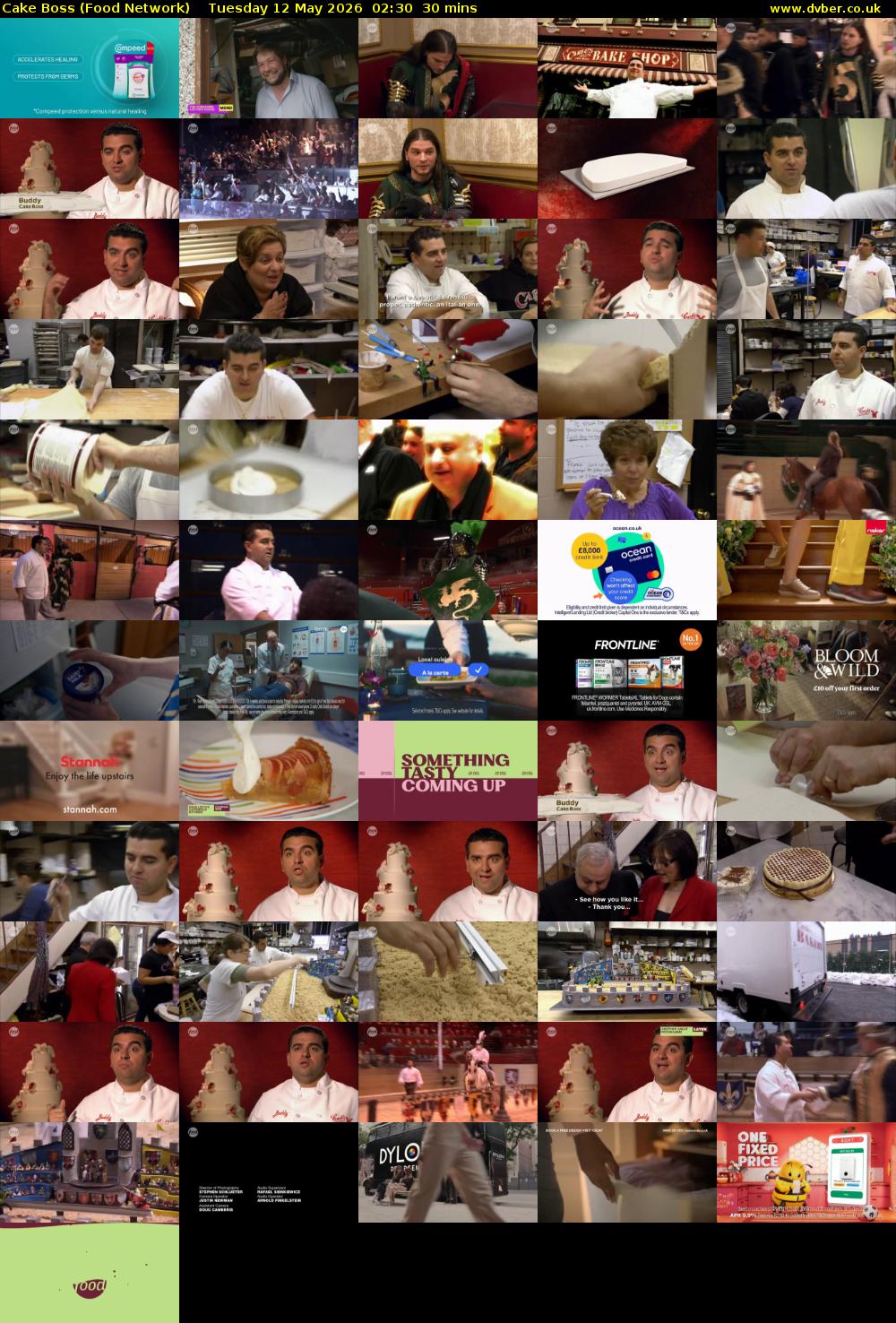 Cake Boss (Food Network) Tuesday 12 May 2026 02:30 - 03:00