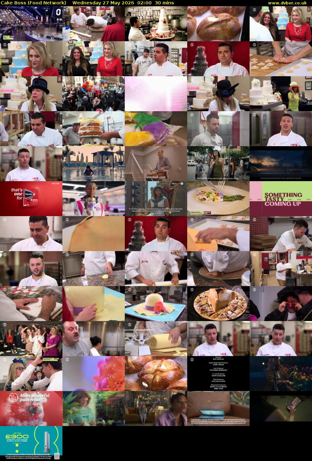 Cake Boss (Food Network) Wednesday 27 May 2026 02:00 - 02:30