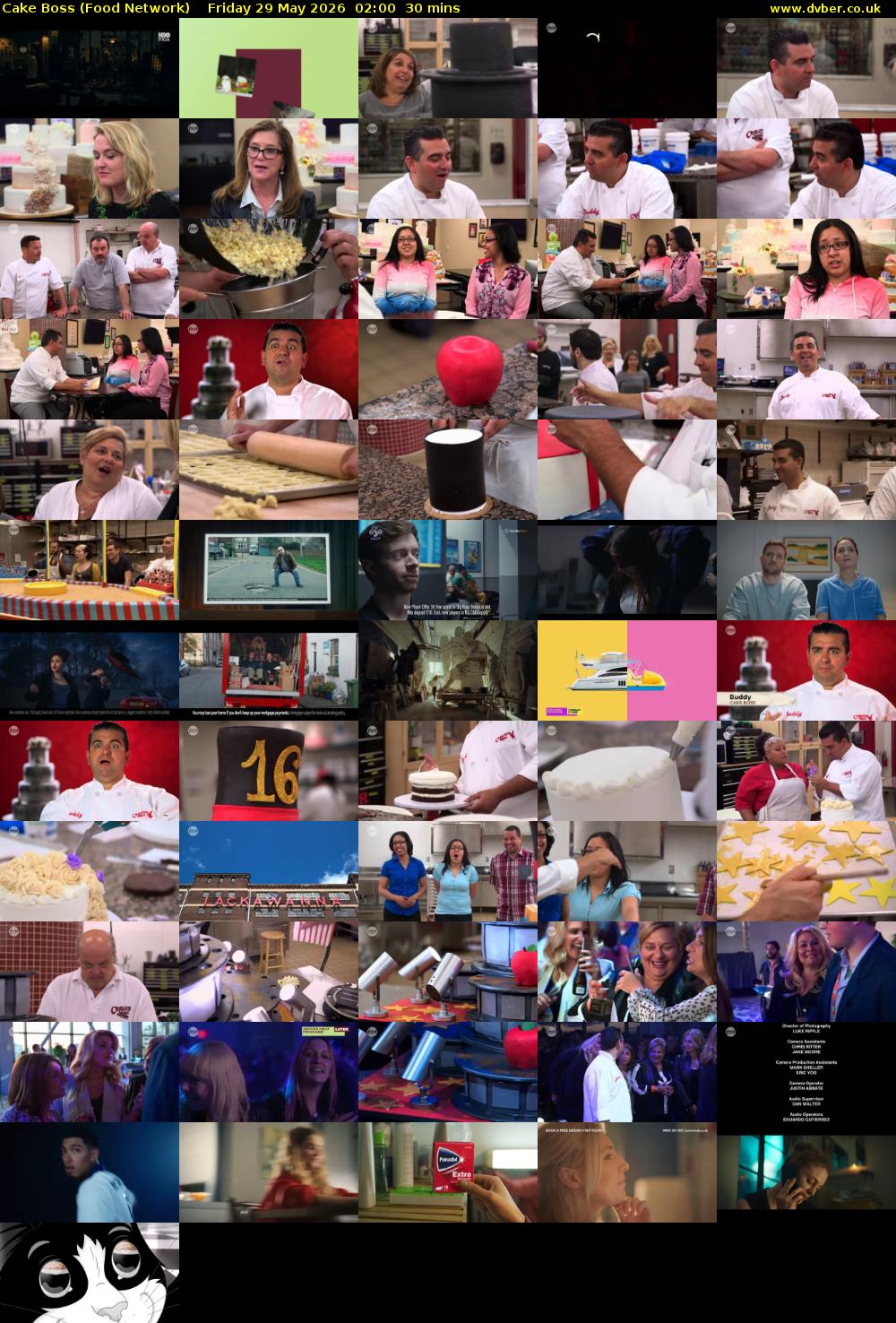 Cake Boss (Food Network) Friday 29 May 2026 02:00 - 02:30
