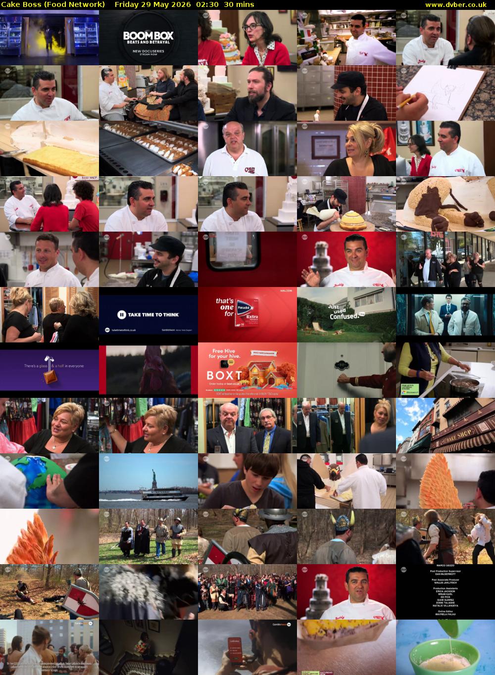 Cake Boss (Food Network) Friday 29 May 2026 02:30 - 03:00