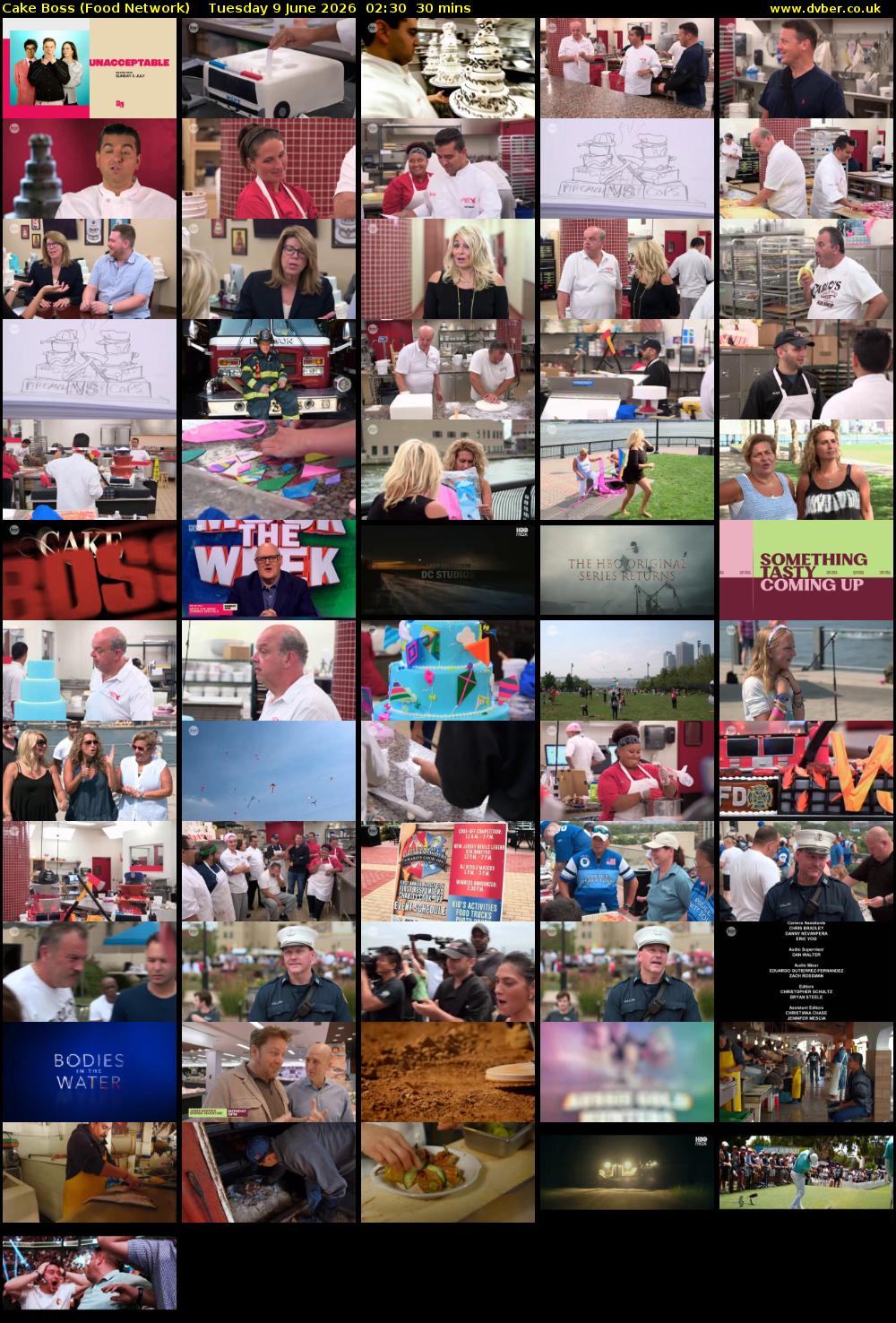 Cake Boss (Food Network) Tuesday 9 June 2026 02:30 - 03:00