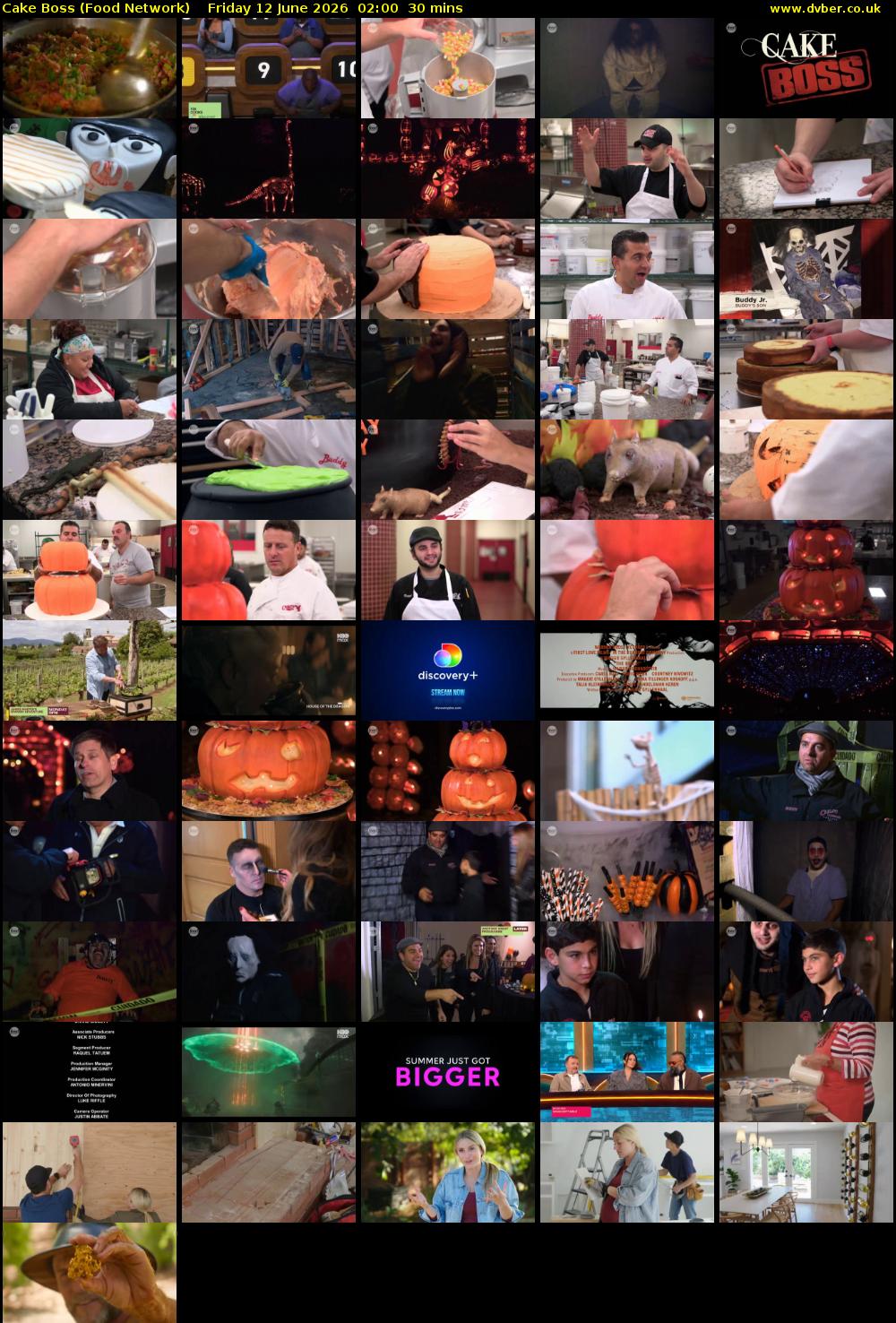 Cake Boss (Food Network) Friday 12 June 2026 02:00 - 02:30