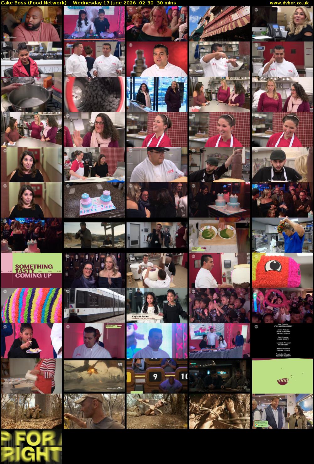 Cake Boss (Food Network) Wednesday 17 June 2026 02:30 - 03:00