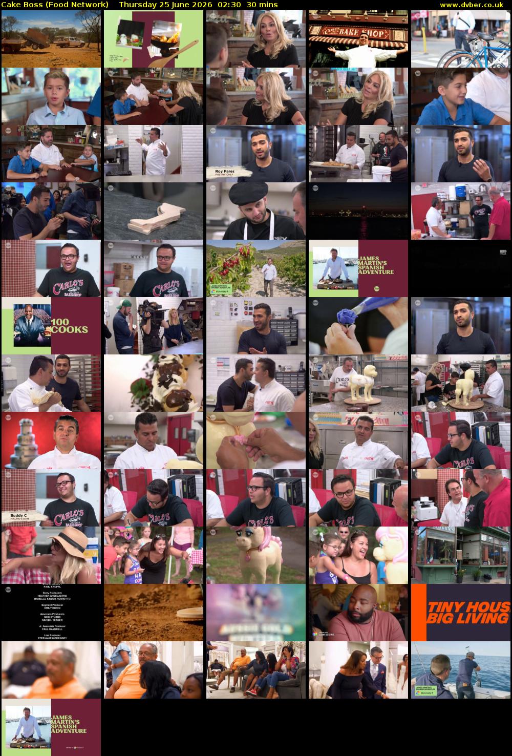 Cake Boss (Food Network) Thursday 25 June 2026 02:30 - 03:00