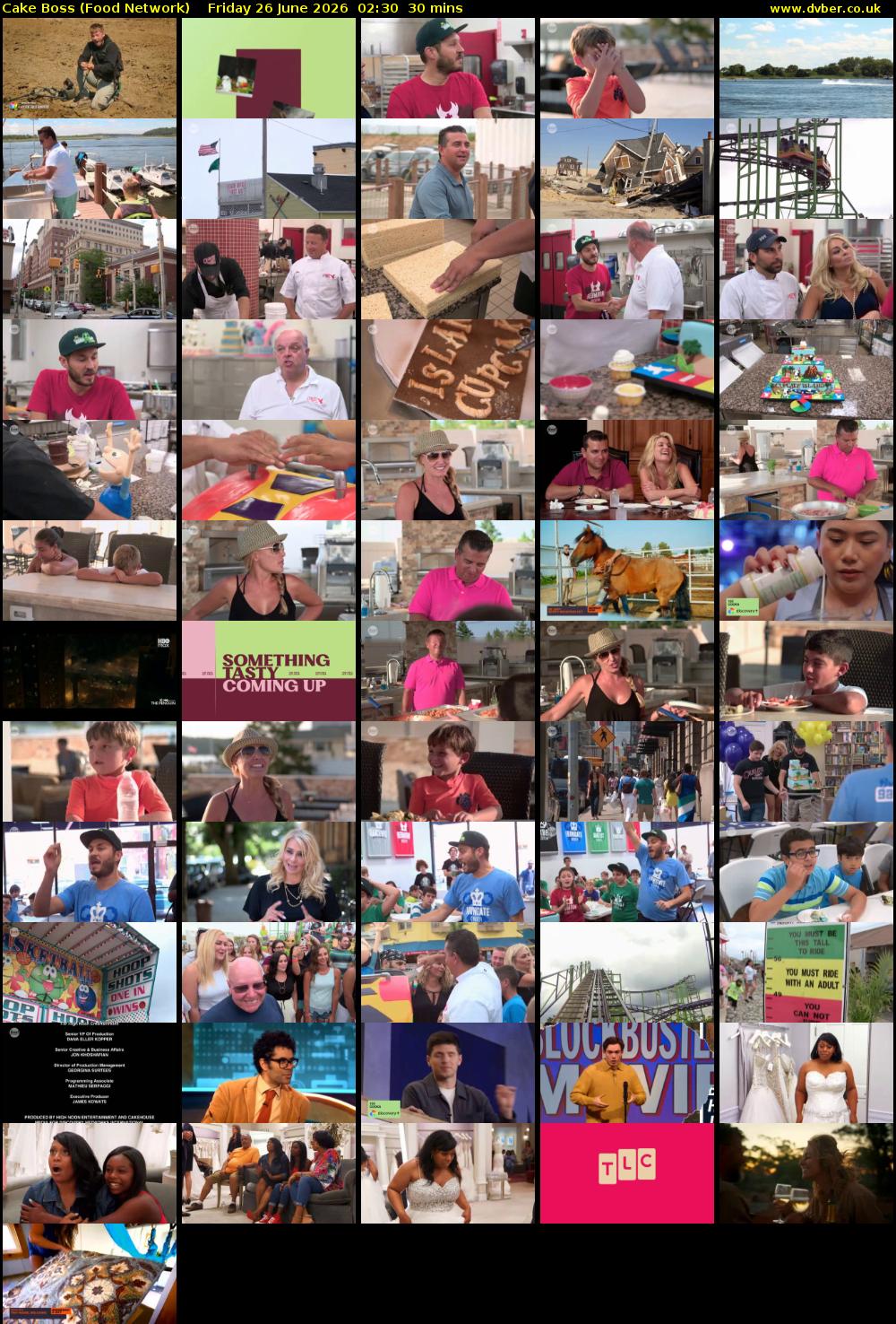 Cake Boss (Food Network) Friday 26 June 2026 02:30 - 03:00