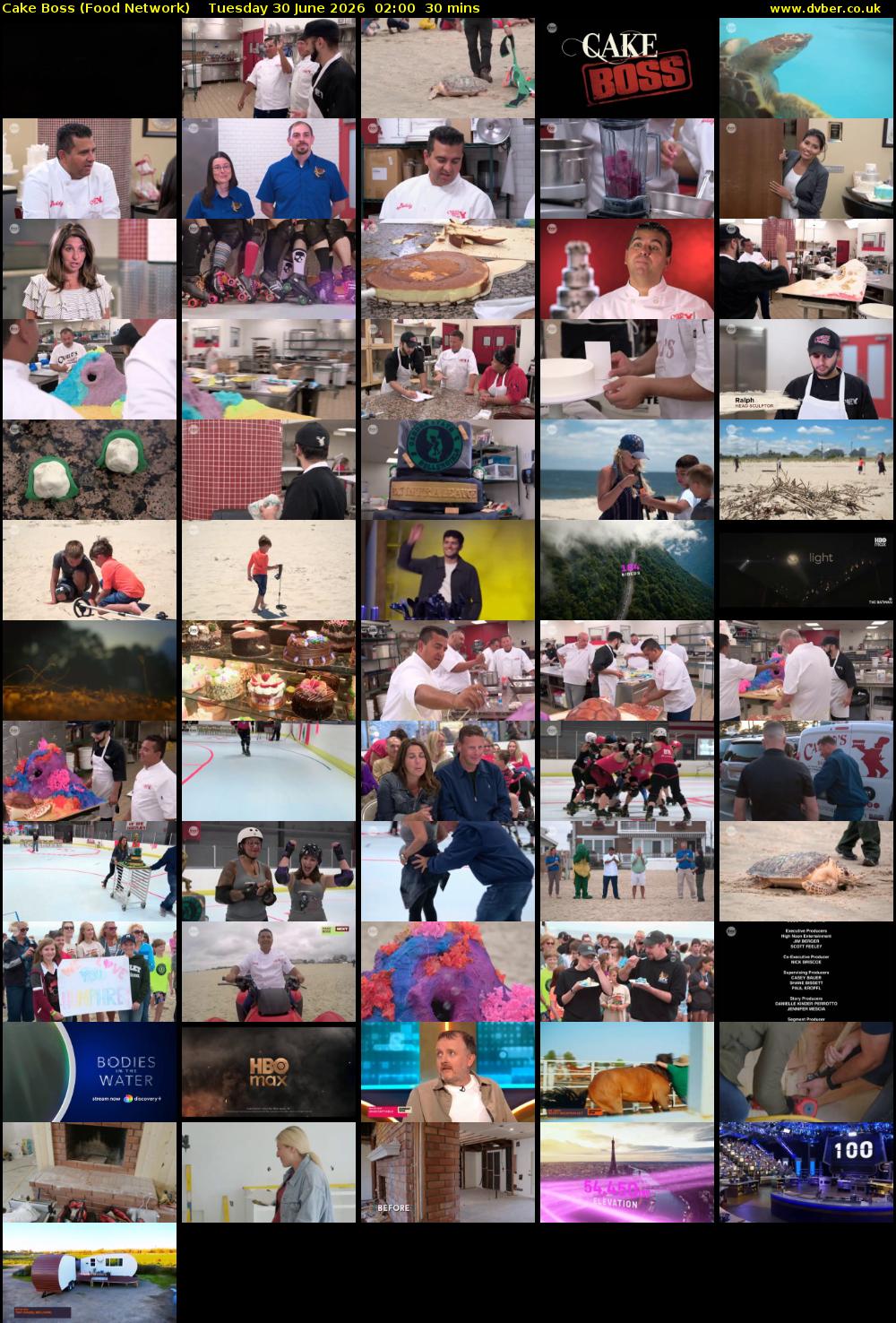Cake Boss (Food Network) Tuesday 30 June 2026 02:00 - 02:30