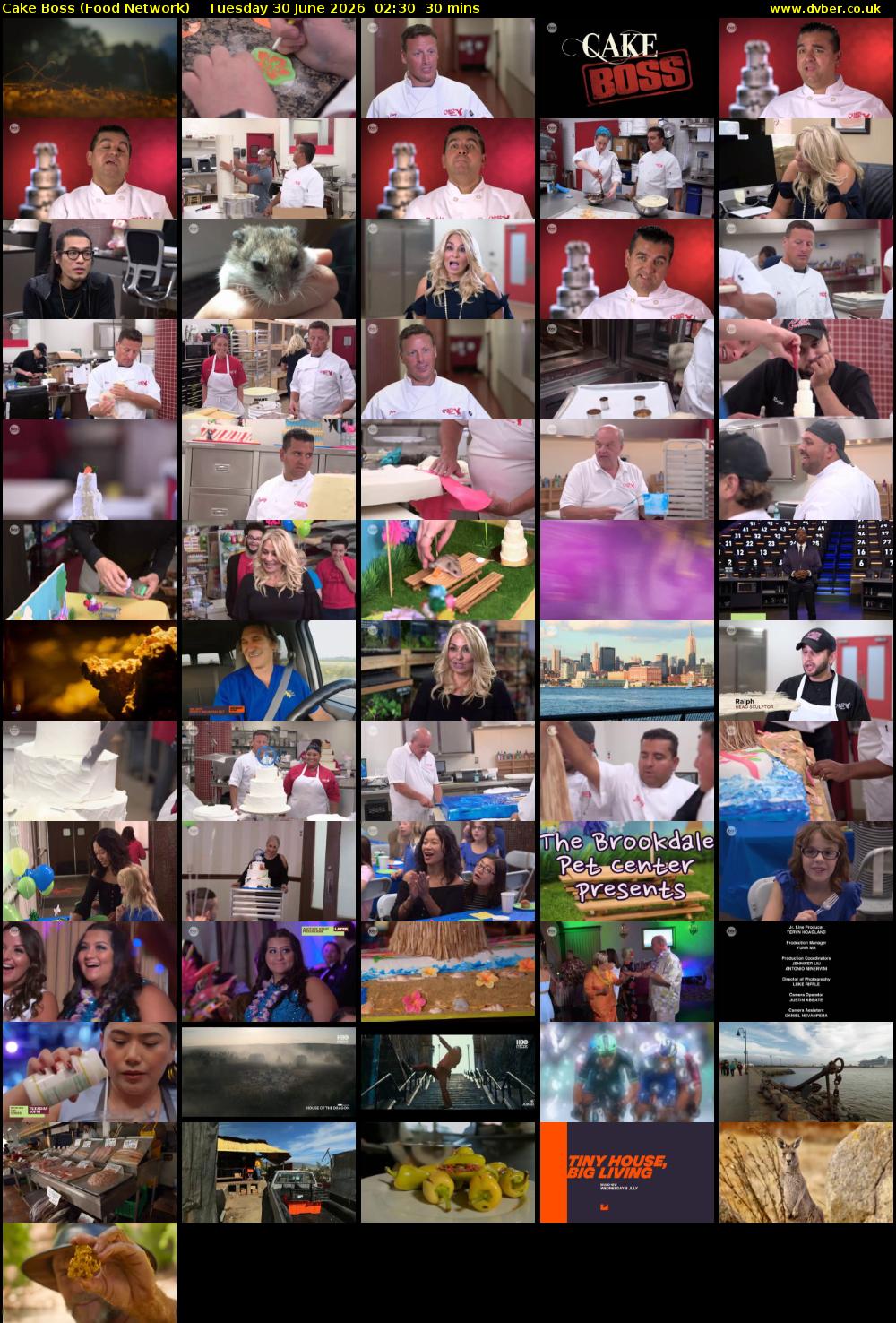 Cake Boss (Food Network) Tuesday 30 June 2026 02:30 - 03:00