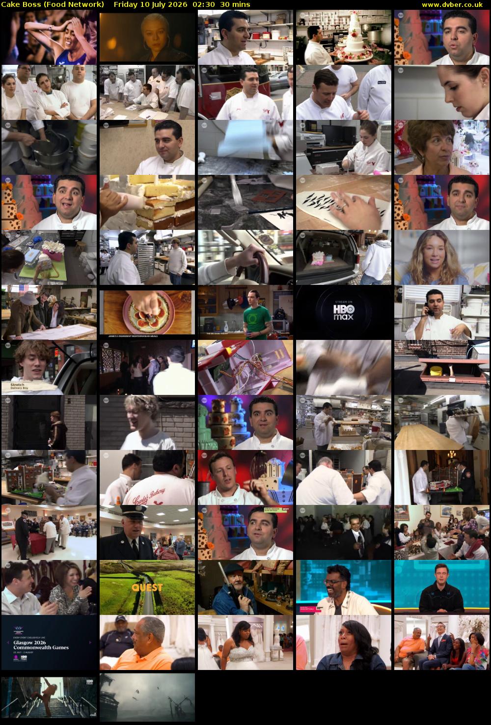 Cake Boss (Food Network) Friday 10 July 2026 02:30 - 03:00