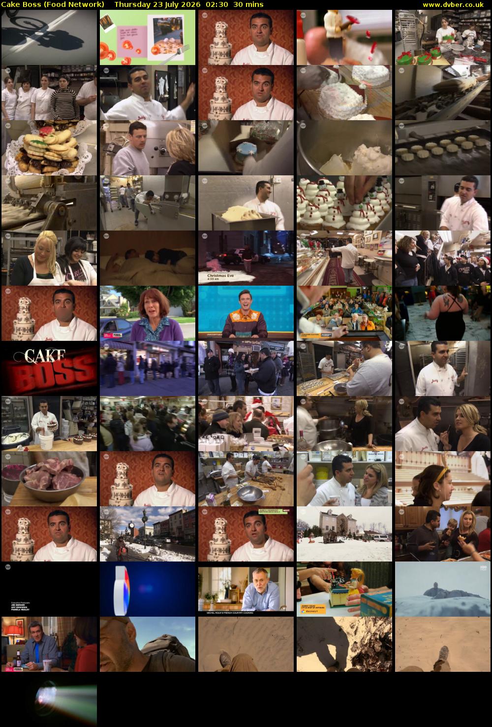 Cake Boss (Food Network) Thursday 23 July 2026 02:30 - 03:00
