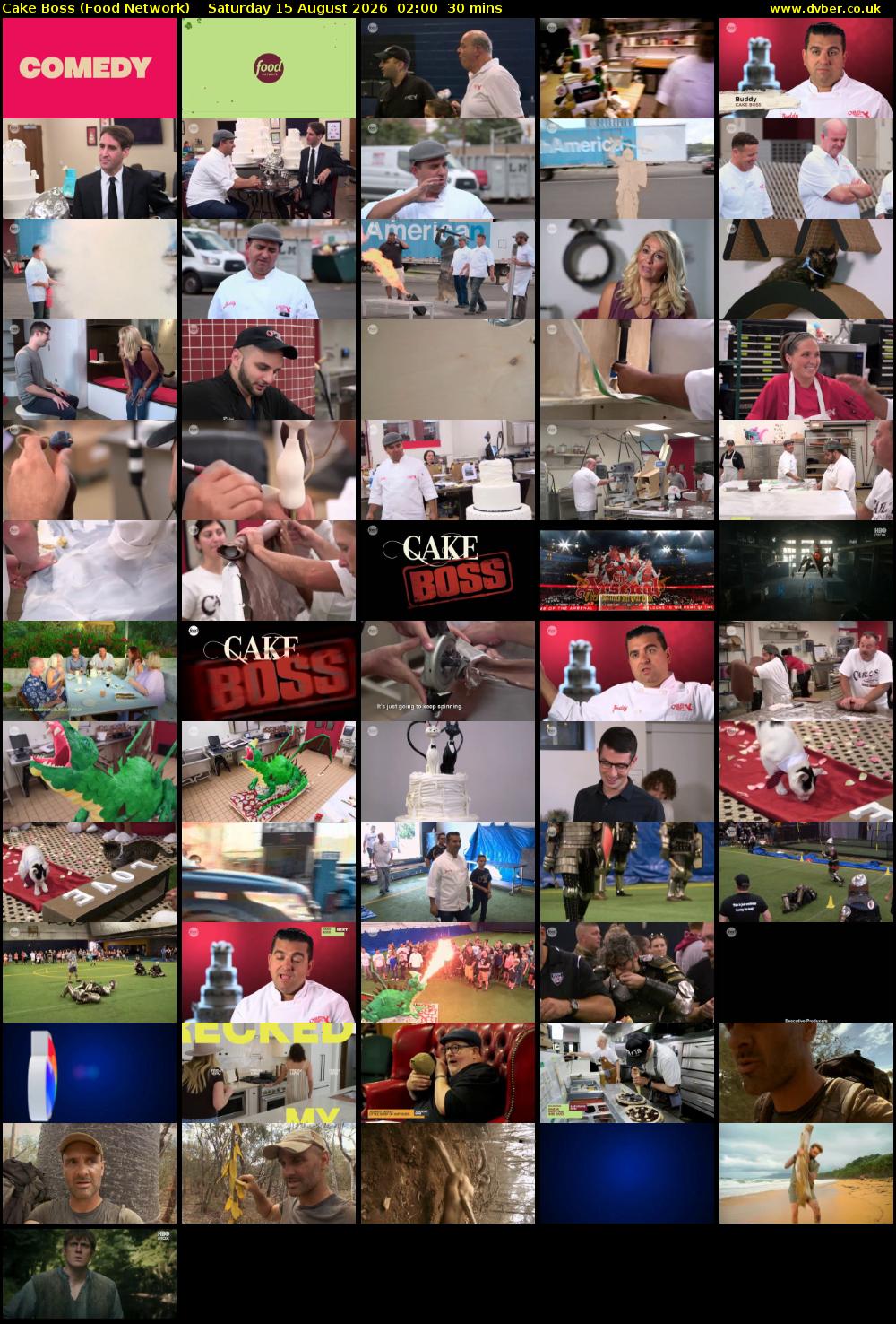 Cake Boss (Food Network) Saturday 15 August 2026 02:00 - 02:30