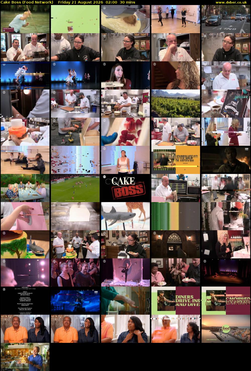 Cake Boss (Food Network) Friday 21 August 2026 02:00 - 02:30