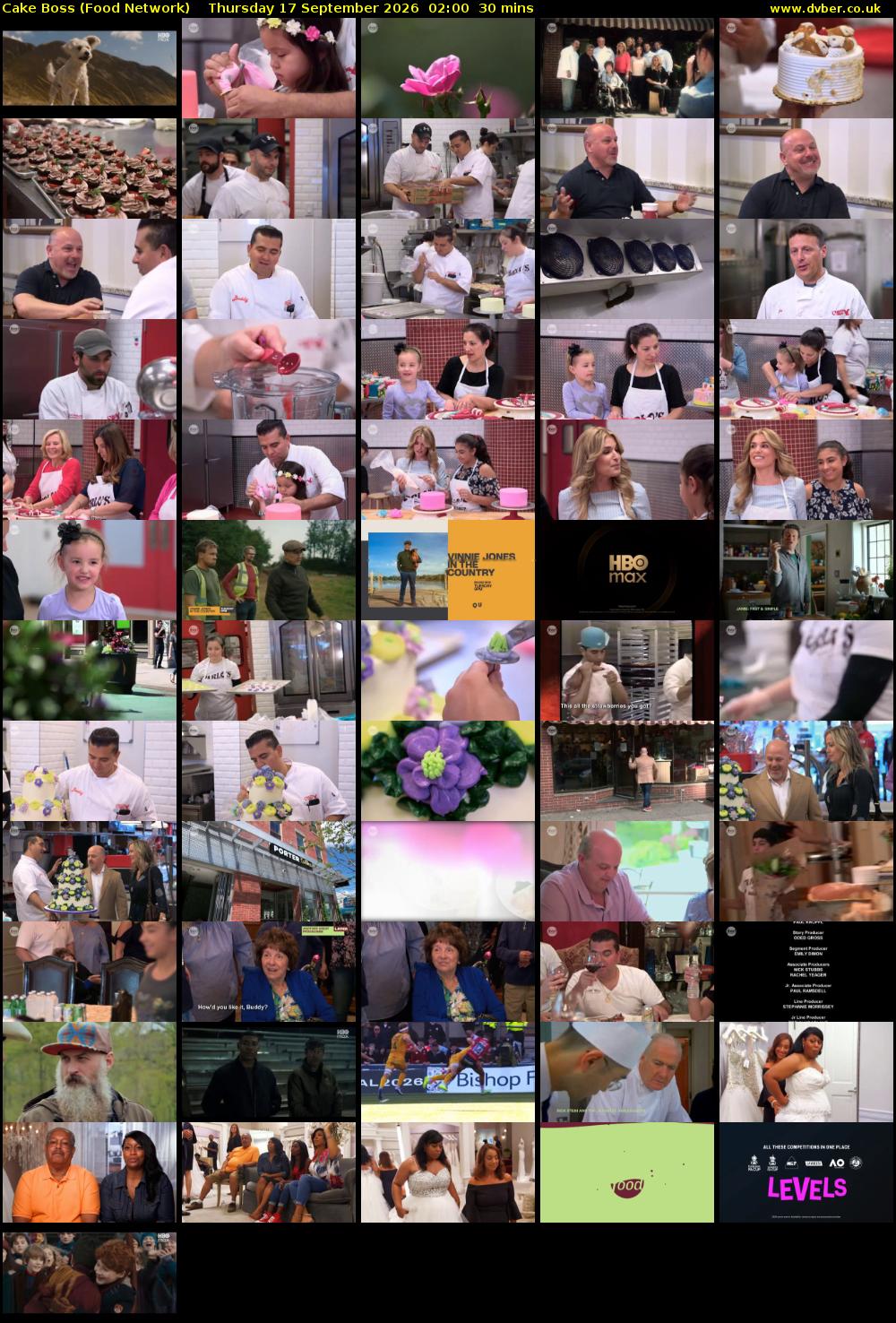 Cake Boss (Food Network) Thursday 17 September 2026 02:00 - 02:30