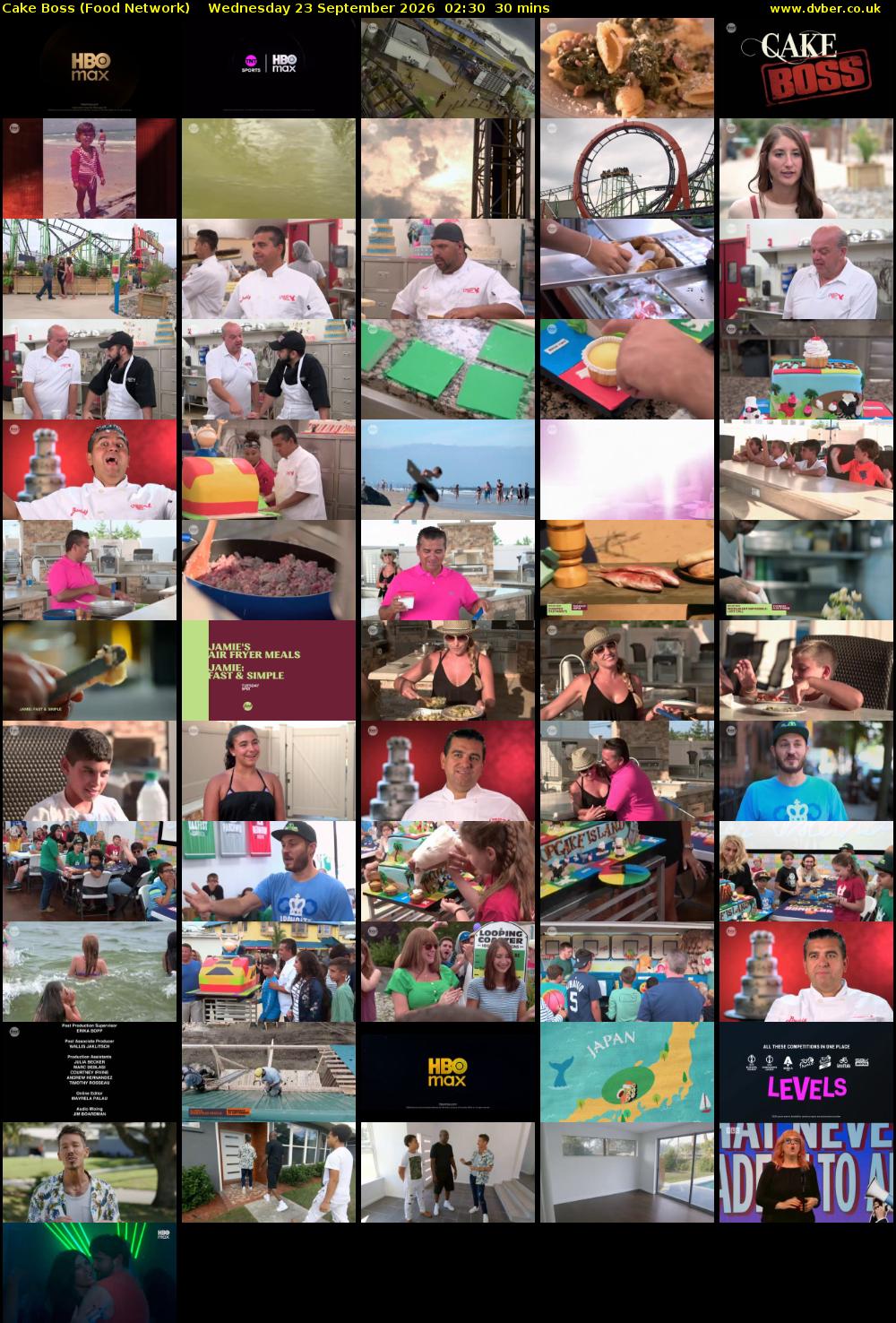 Cake Boss (Food Network) Wednesday 23 September 2026 02:30 - 03:00