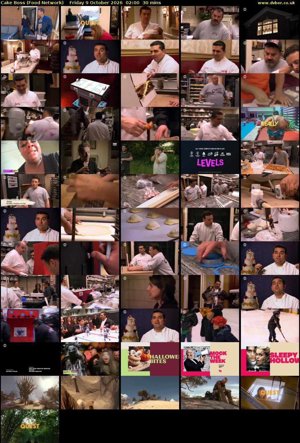 Cake Boss (Food Network) Friday 9 October 2026 02:00 - 02:30