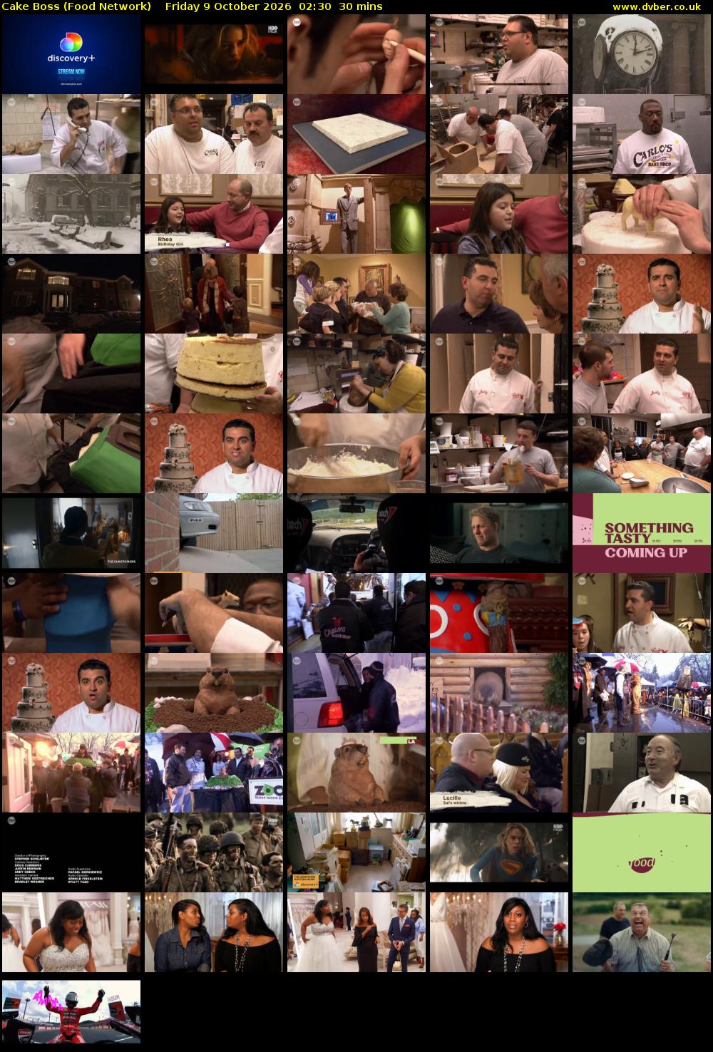 Cake Boss (Food Network) Friday 9 October 2026 02:30 - 03:00