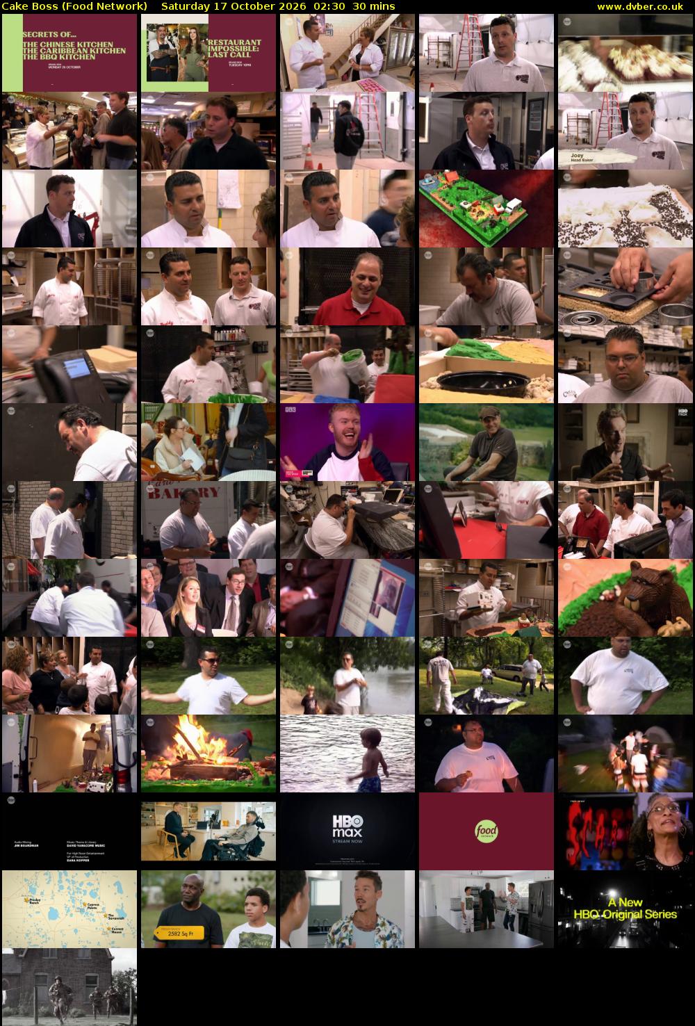 Cake Boss (Food Network) Saturday 17 October 2026 02:30 - 03:00
