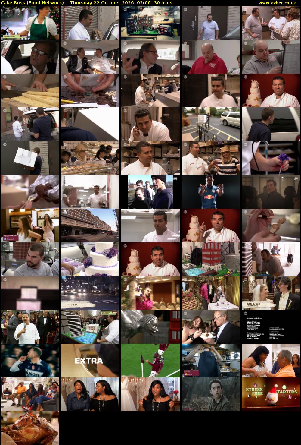 Cake Boss (Food Network) Thursday 22 October 2026 02:00 - 02:30