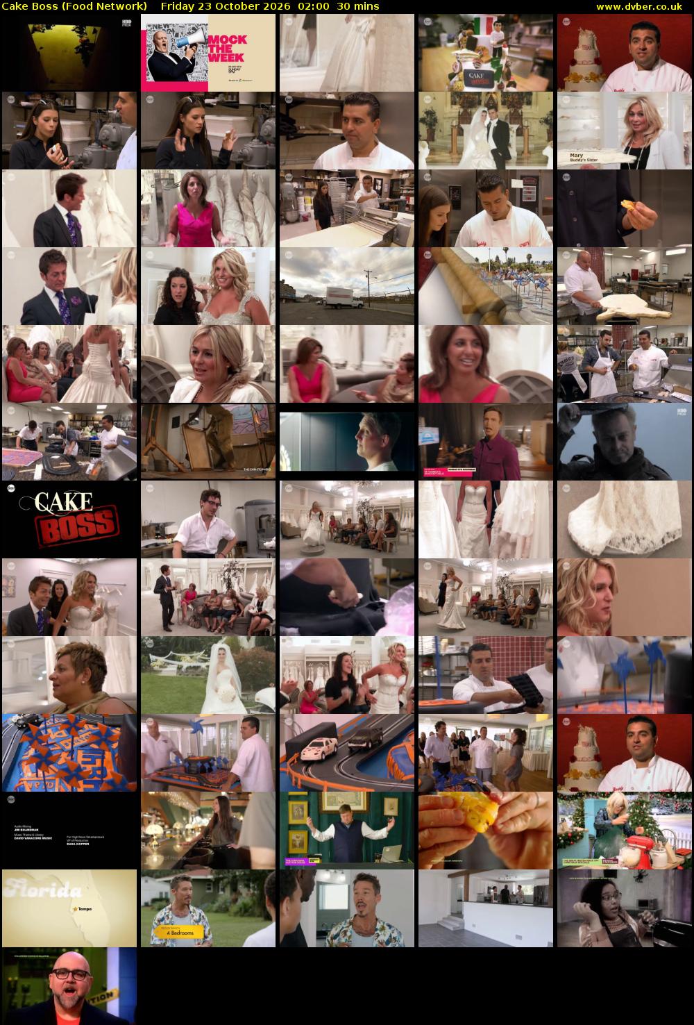 Cake Boss (Food Network) Friday 23 October 2026 02:00 - 02:30