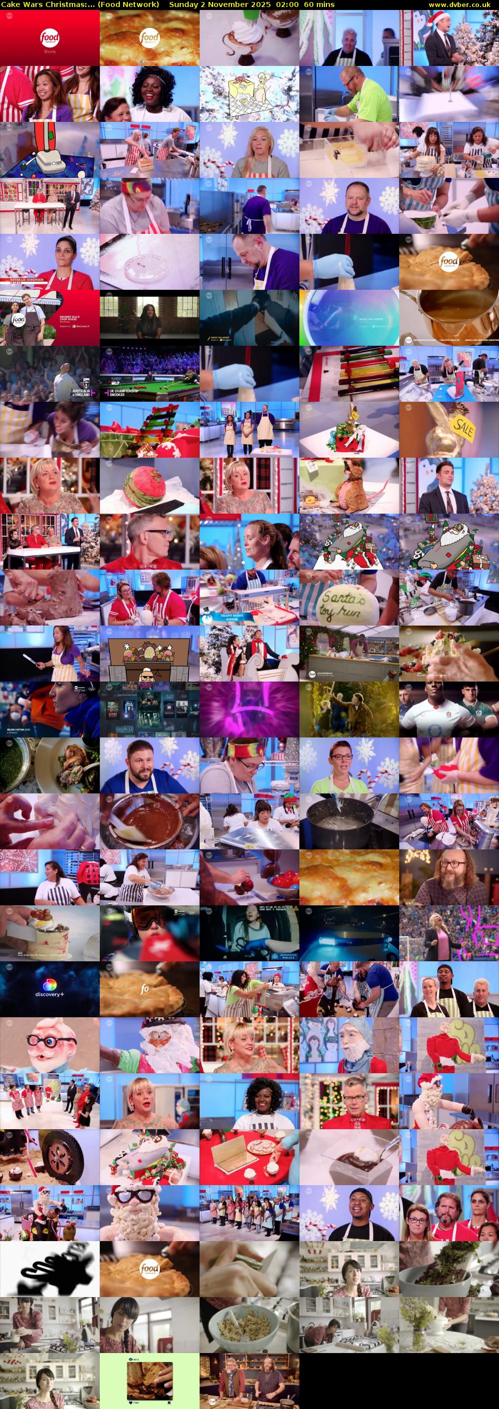 Cake Wars Christmas:... (Food Network) Sunday 2 November 2025 02:00 - 03:00