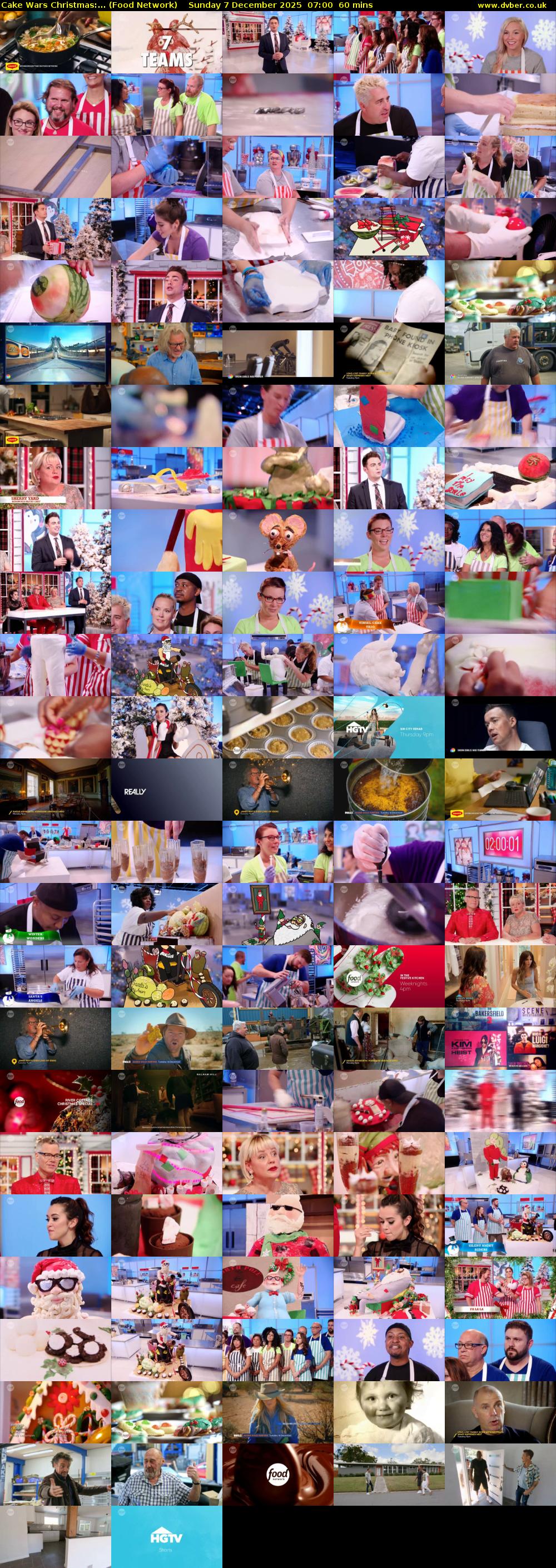 Cake Wars Christmas:... (Food Network) Sunday 7 December 2025 07:00 - 08:00