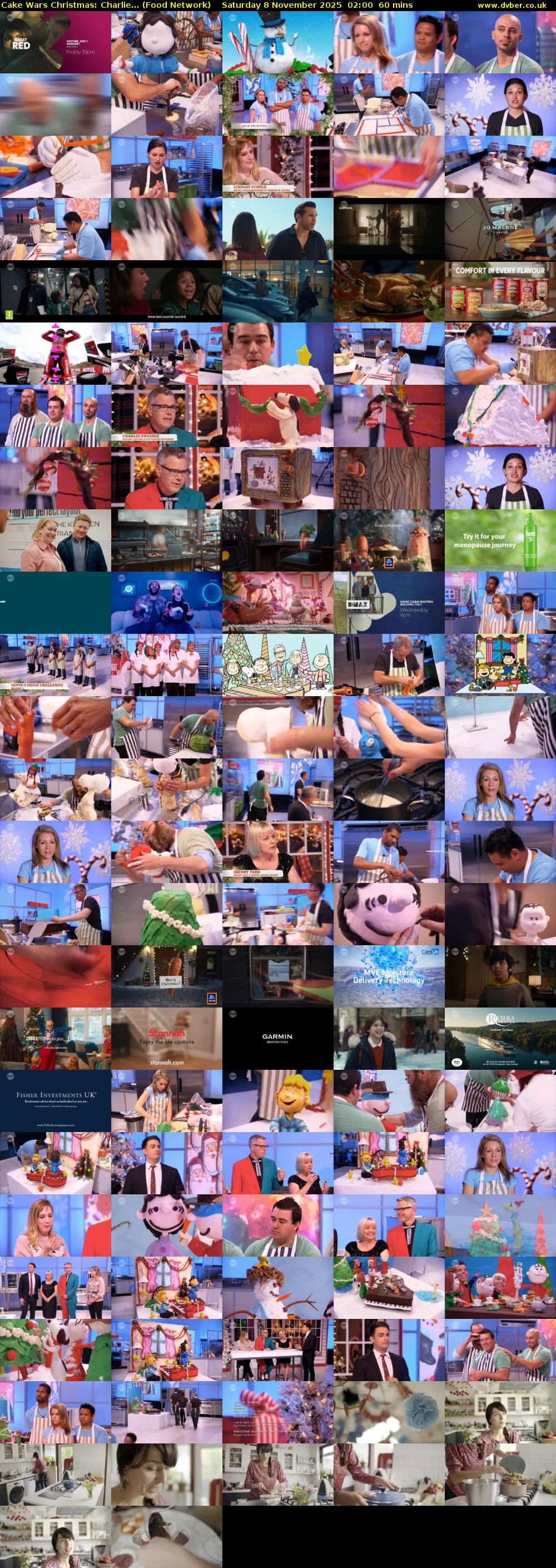 Cake Wars Christmas: Charlie... (Food Network) Saturday 8 November 2025 02:00 - 03:00