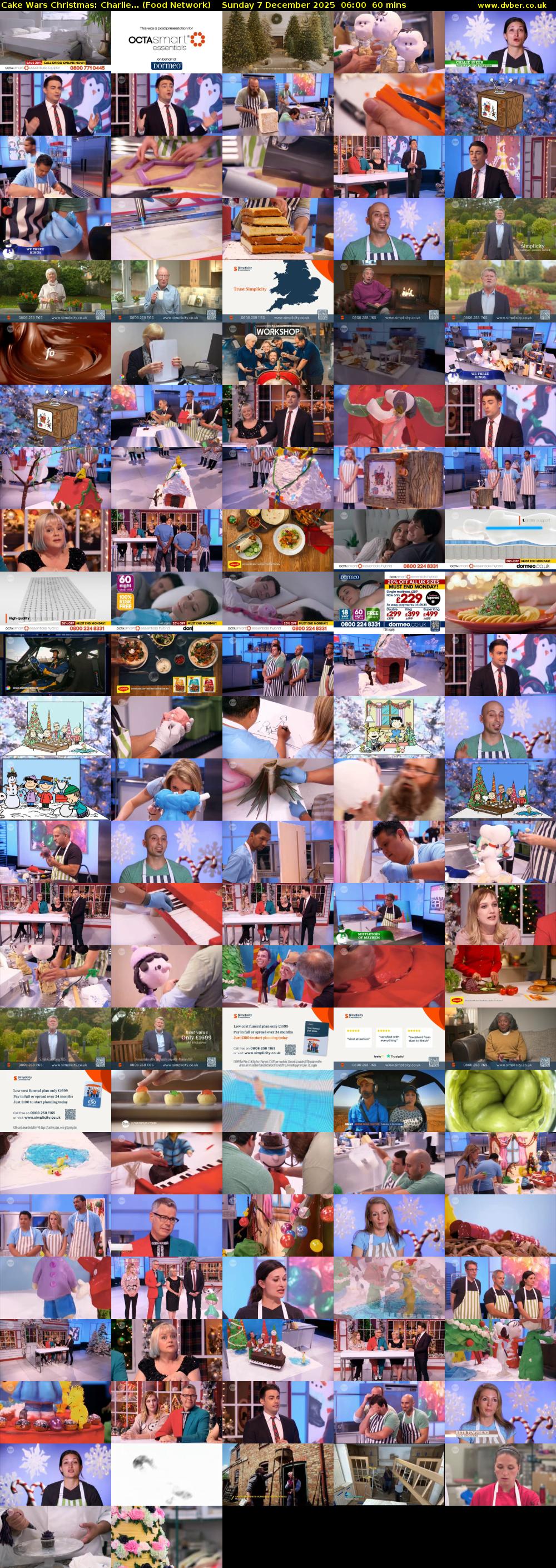 Cake Wars Christmas: Charlie... (Food Network) Sunday 7 December 2025 06:00 - 07:00