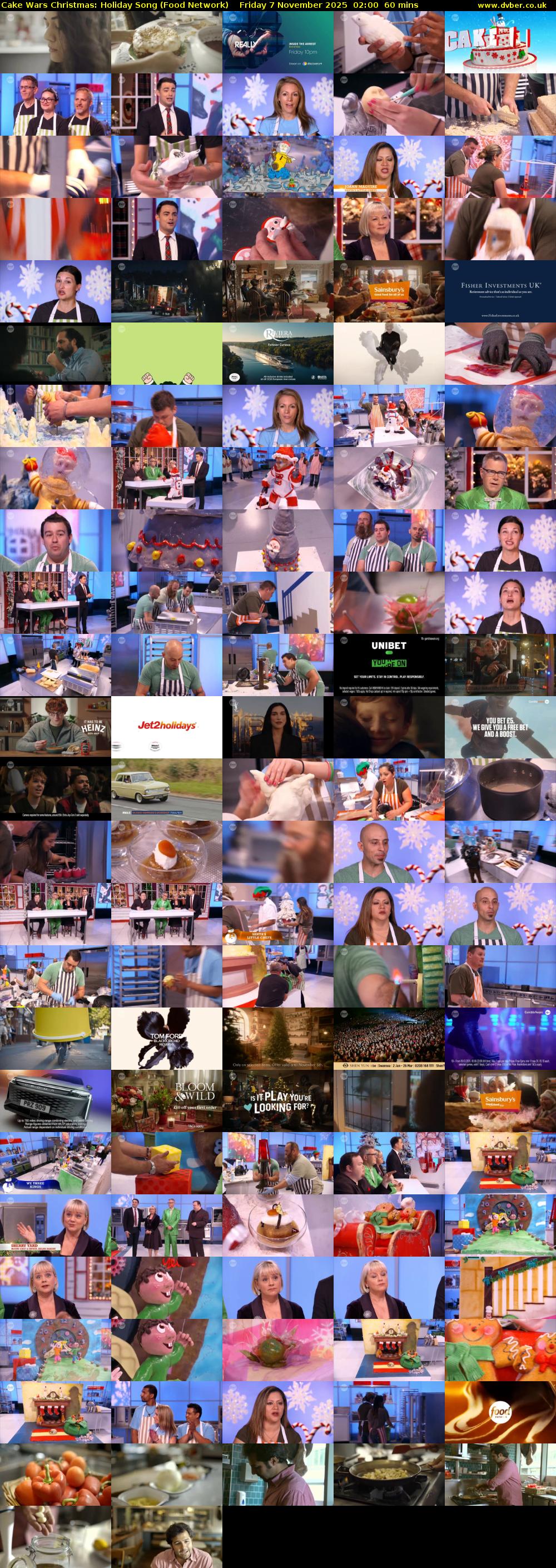 Cake Wars Christmas: Holiday Song (Food Network) Friday 7 November 2025 02:00 - 03:00