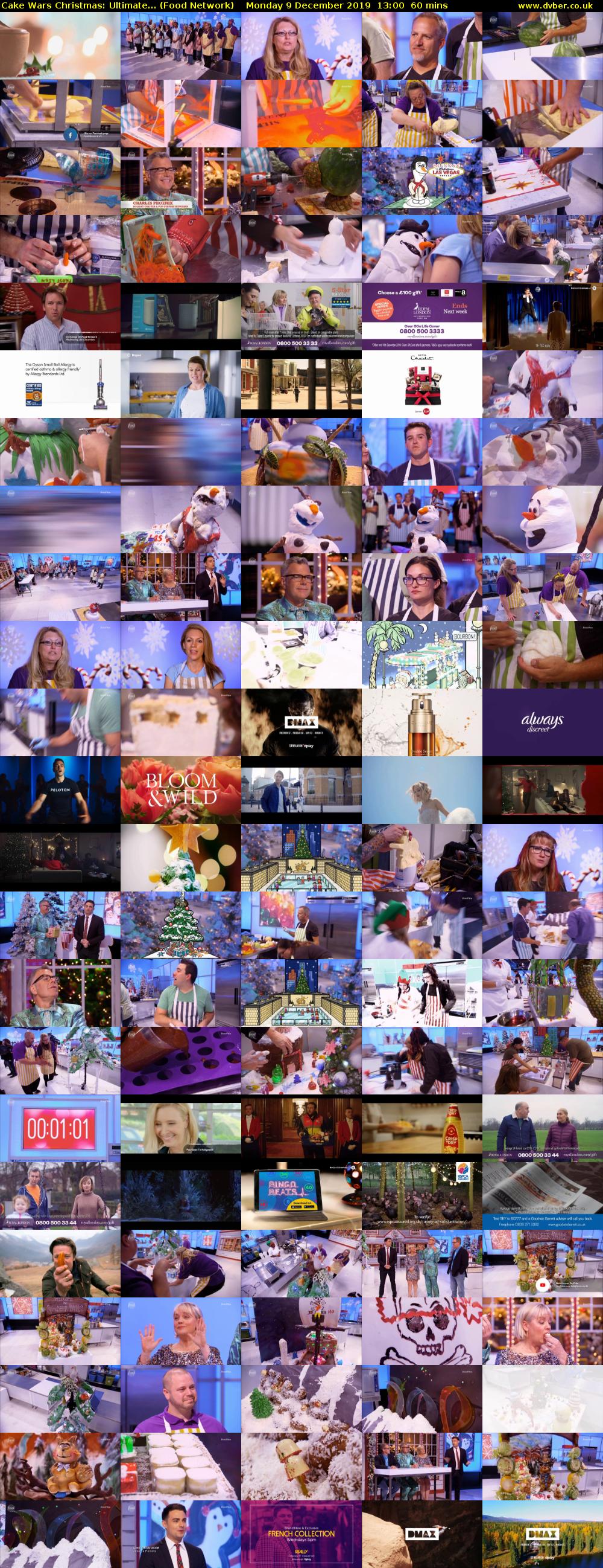 Cake Wars Christmas: Ultimate... (Food Network) Monday 9 December 2019 13:00 - 14:00