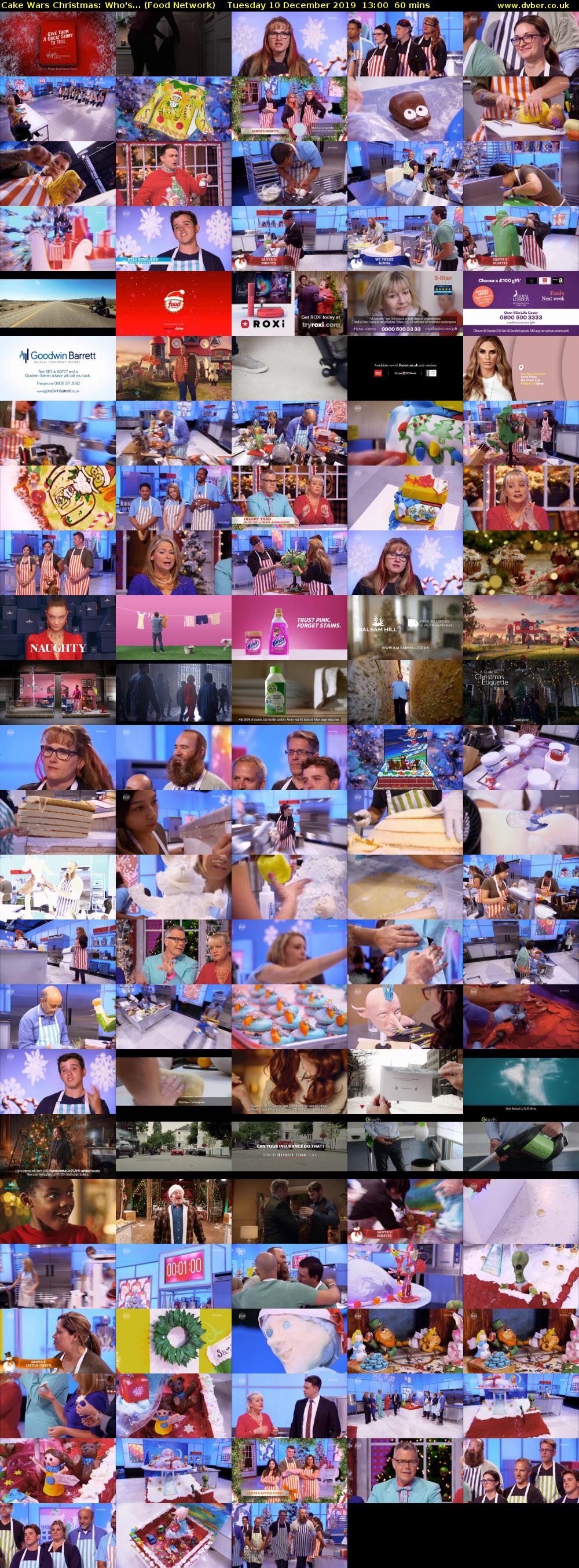 Cake Wars Christmas: Who's... (Food Network) Tuesday 10 December 2019 13:00 - 14:00