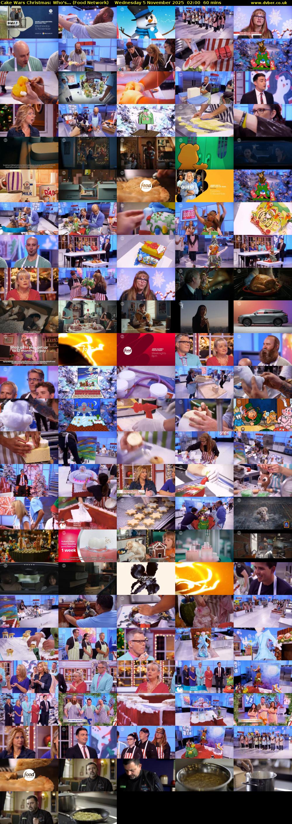 Cake Wars Christmas: Who's... (Food Network) Wednesday 5 November 2025 02:00 - 03:00
