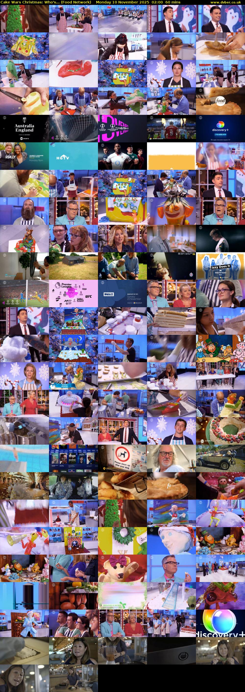 Cake Wars Christmas: Who's... (Food Network) Monday 10 November 2025 02:00 - 03:00
