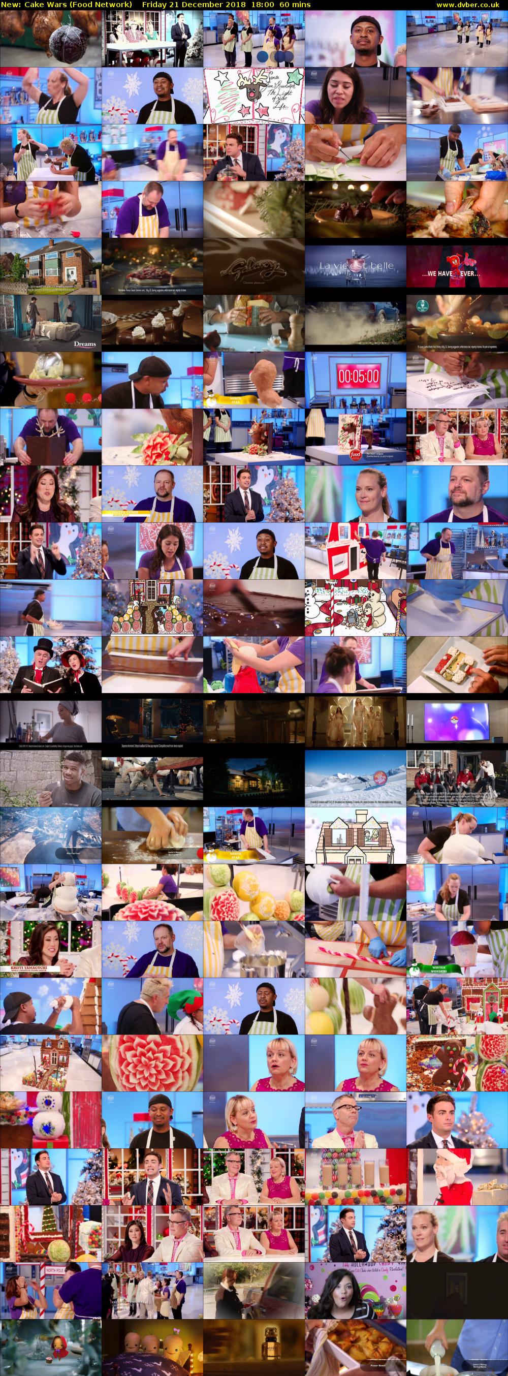 Cake Wars (Food Network) Friday 21 December 2018 18:00 - 19:00