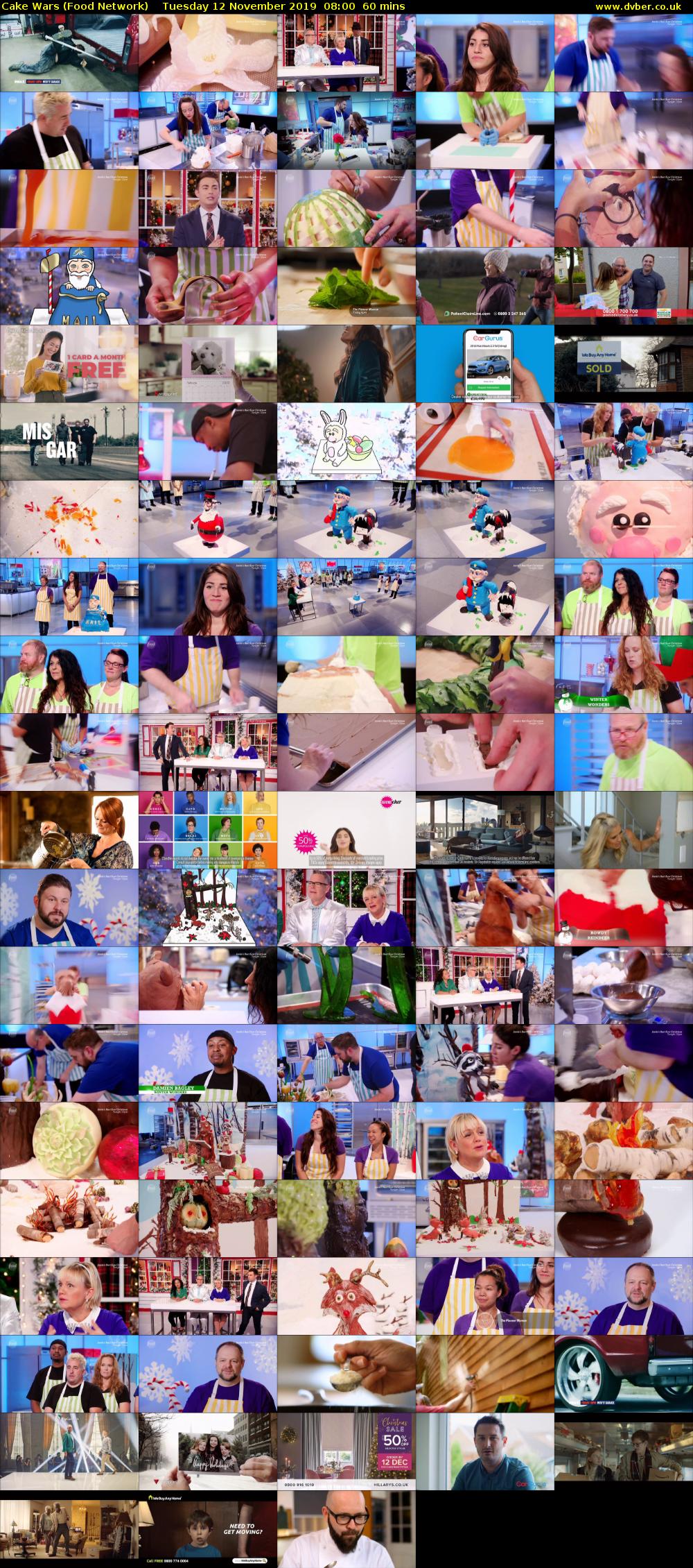 Cake Wars (Food Network) Tuesday 12 November 2019 08:00 - 09:00