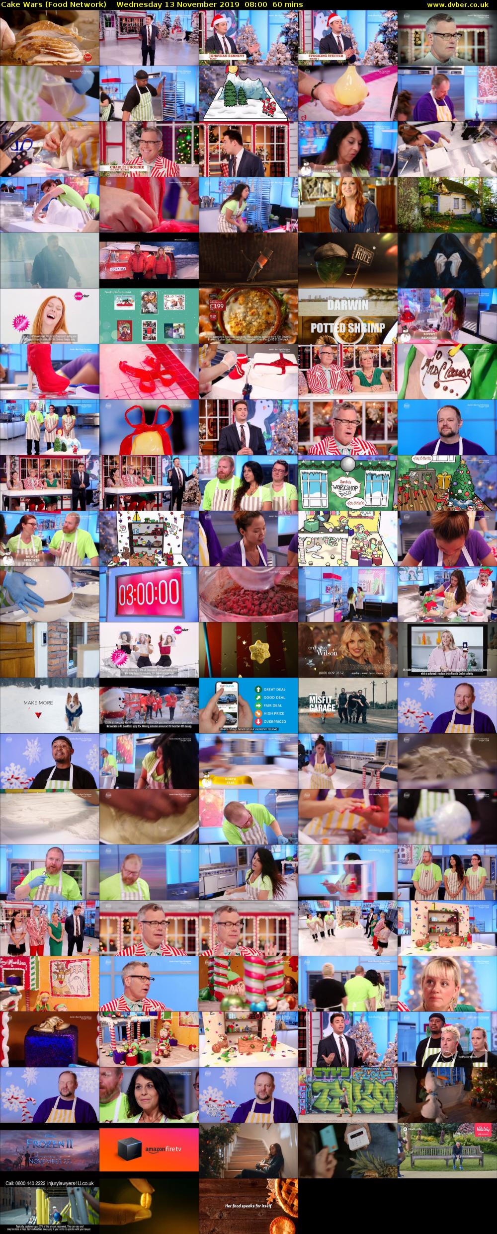 Cake Wars (Food Network) Wednesday 13 November 2019 08:00 - 09:00