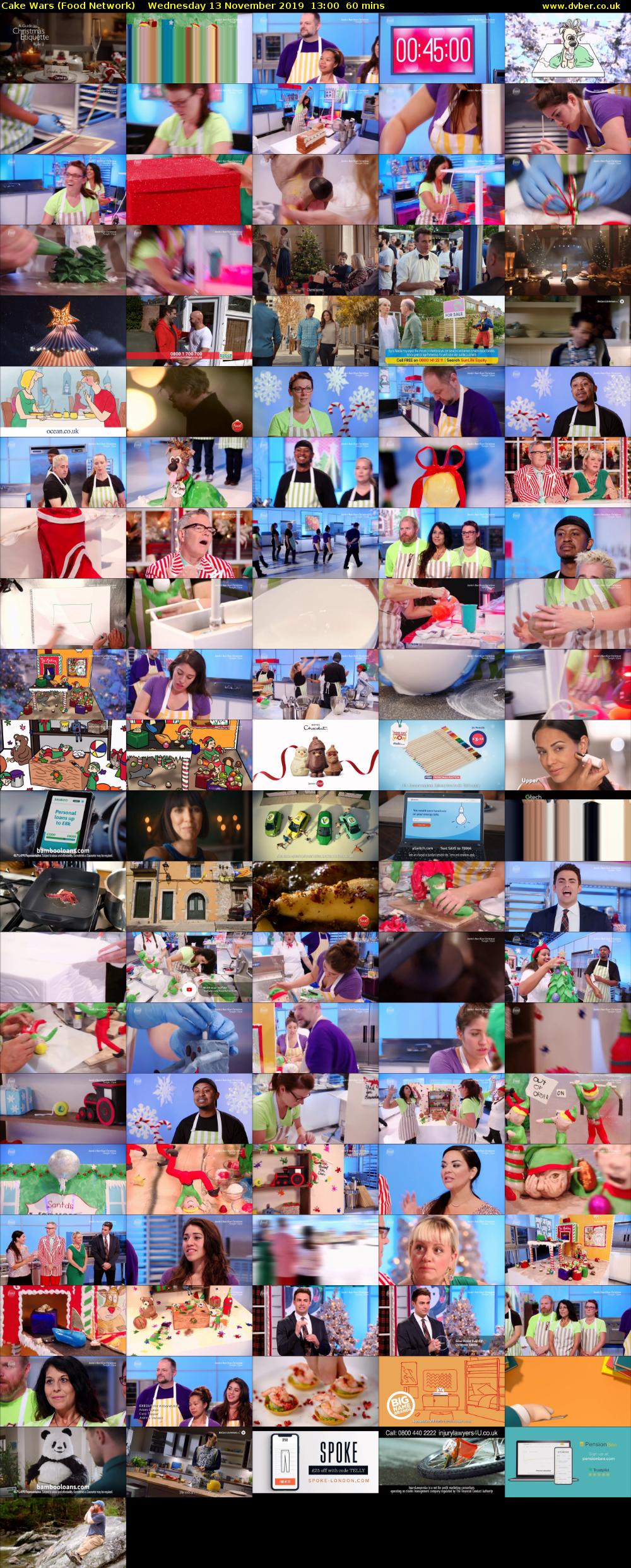 Cake Wars (Food Network) Wednesday 13 November 2019 13:00 - 14:00